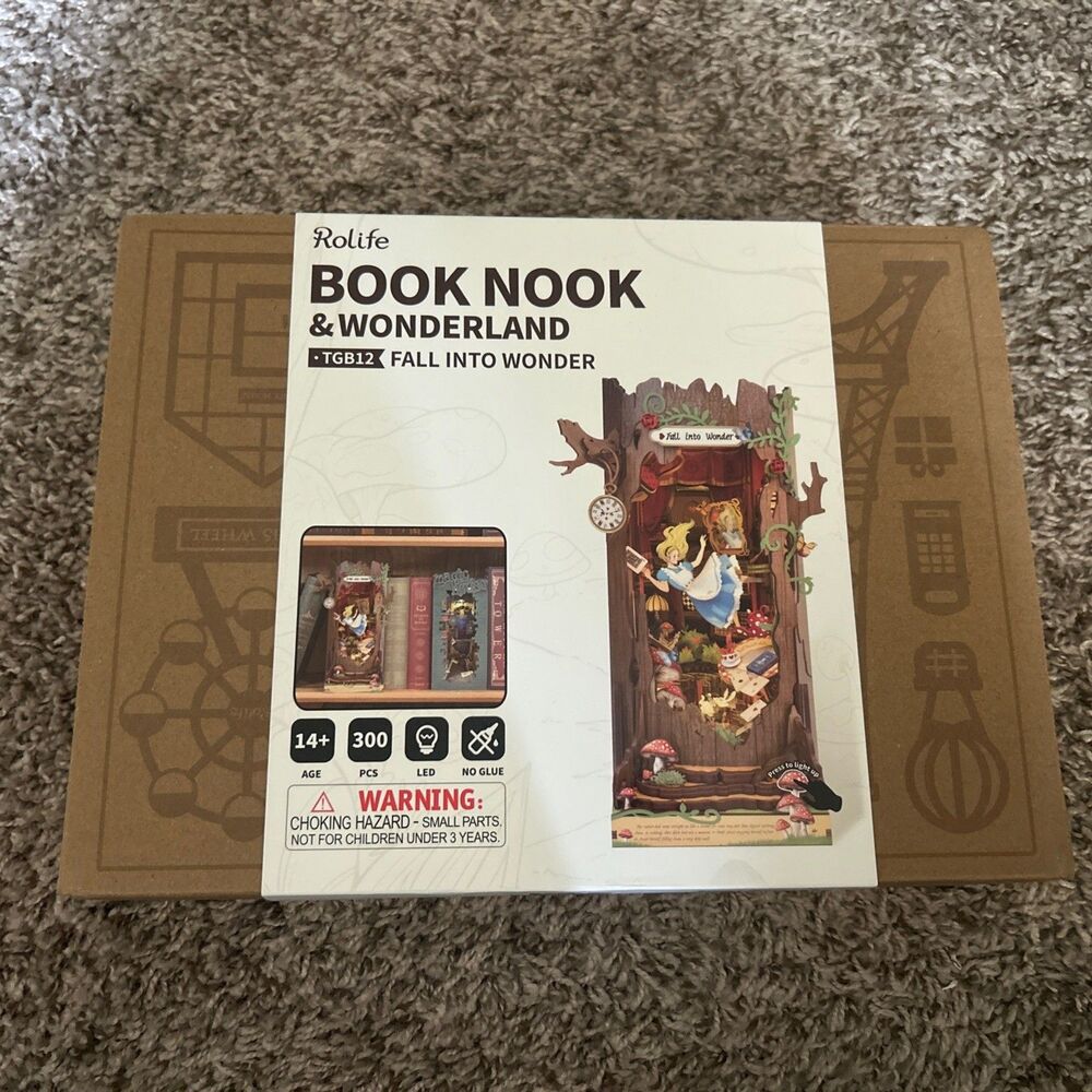 Rolife TGB12 DIY Book Nook & Wonderland Kit - Fall Into Wonder - SEALED